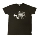 T-shirt Hezky z Desky, black colour, size M